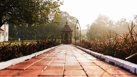 Small temple in the morning